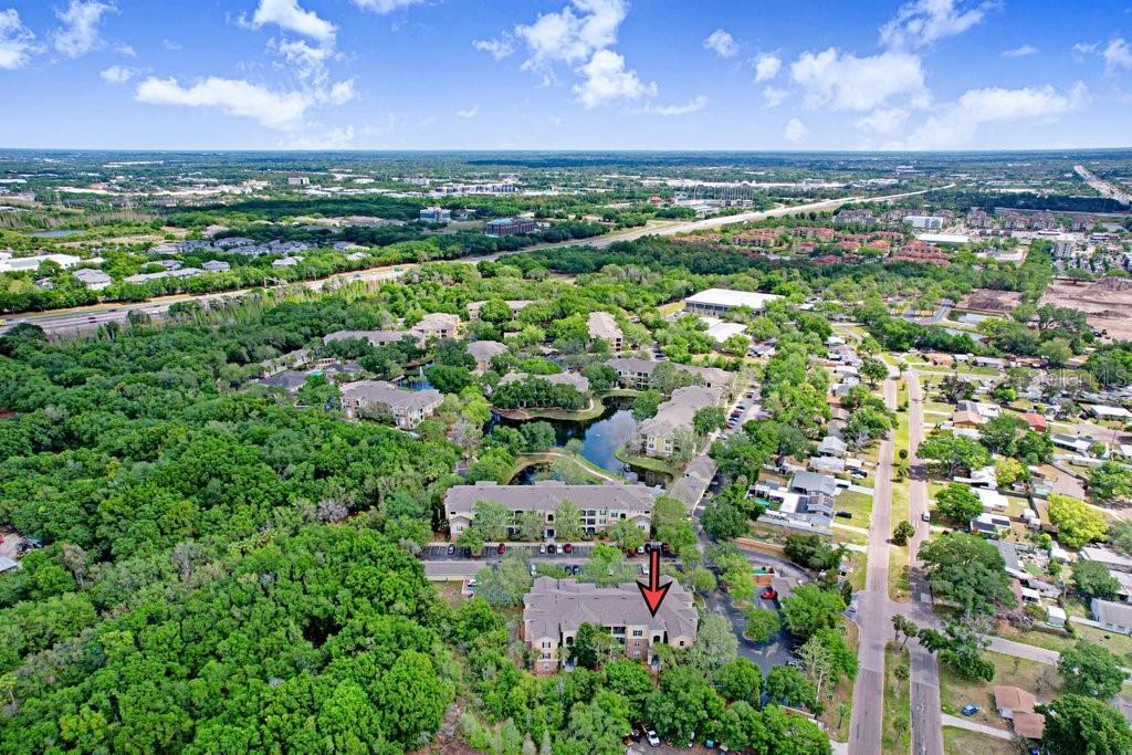 Ariel View of Building