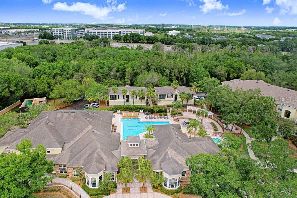 Ariel view of Community