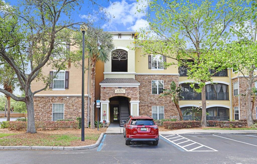 view of entrance to stair case and condo