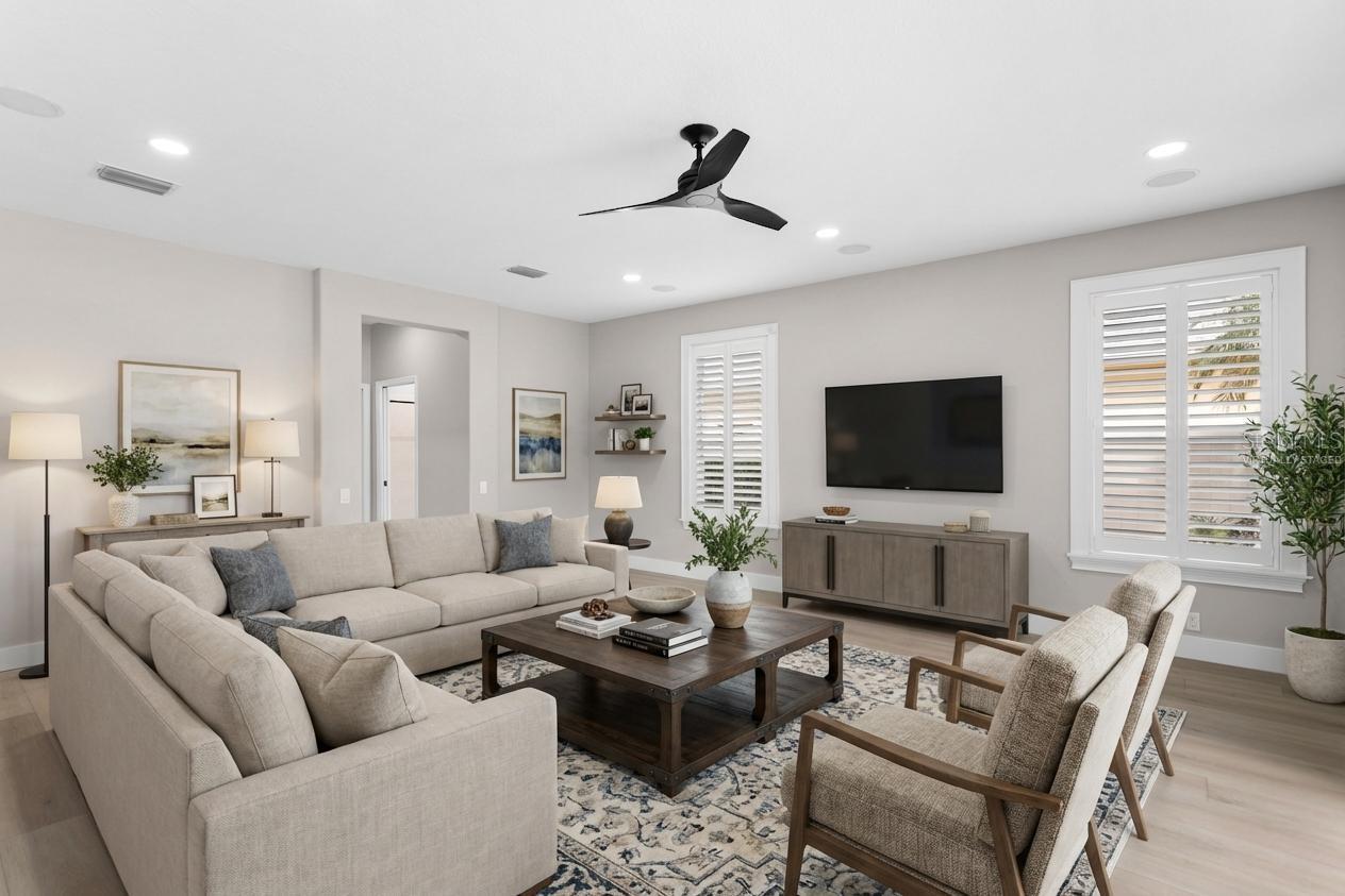 Living Room-Virtually Staged