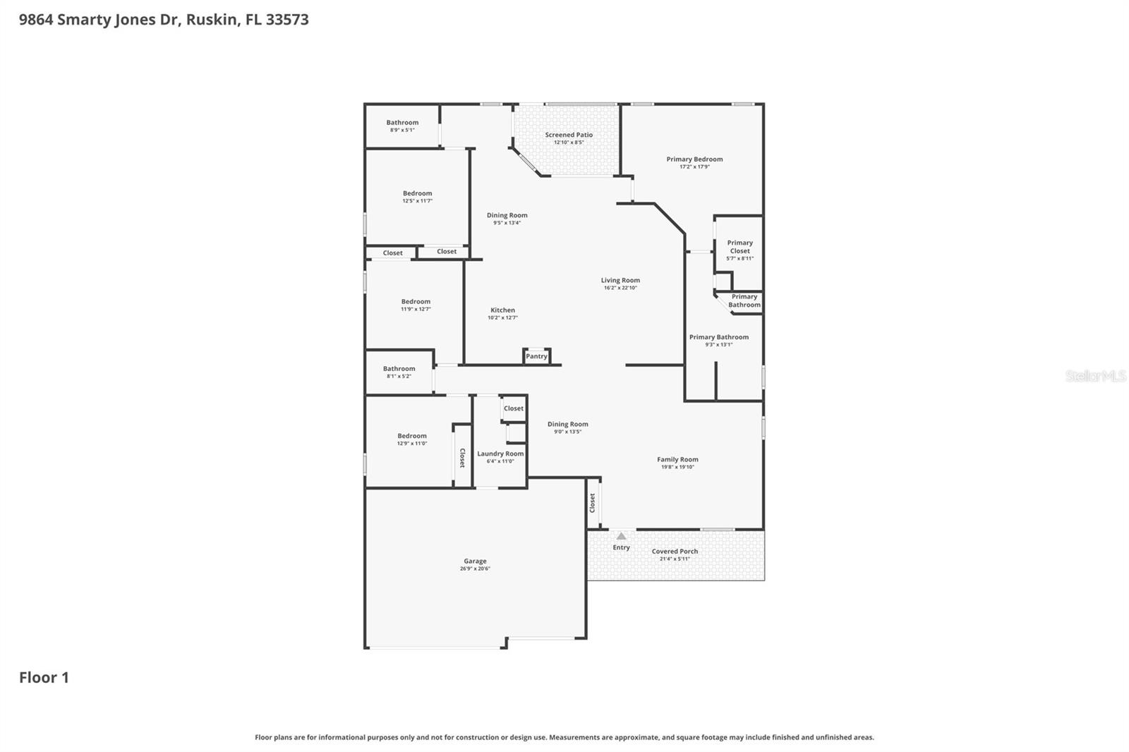 9864 SMARTY JONES DR, RUSKIN, FL, 33573