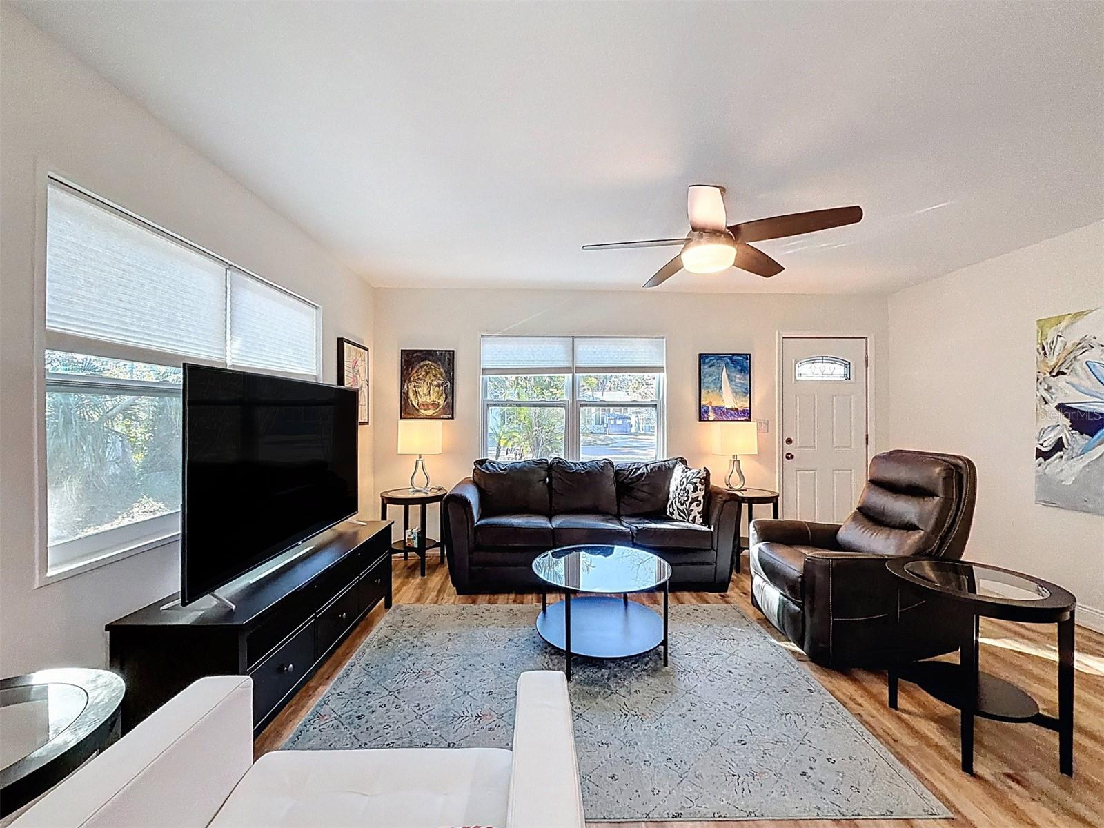 Stylish furnishing available separately.