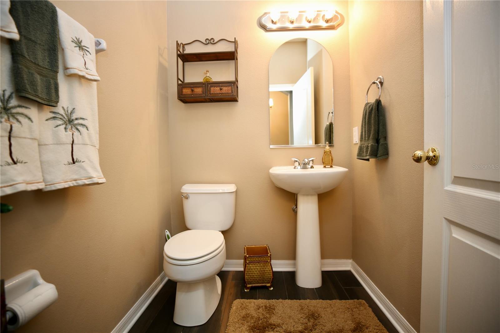 half bath by the front office