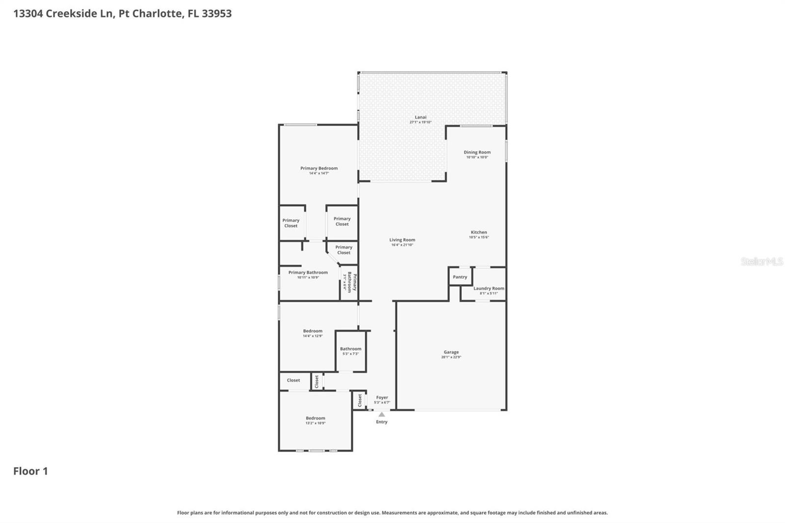 13304 CREEKSIDE LN, PORT CHARLOTTE, FL, 33953