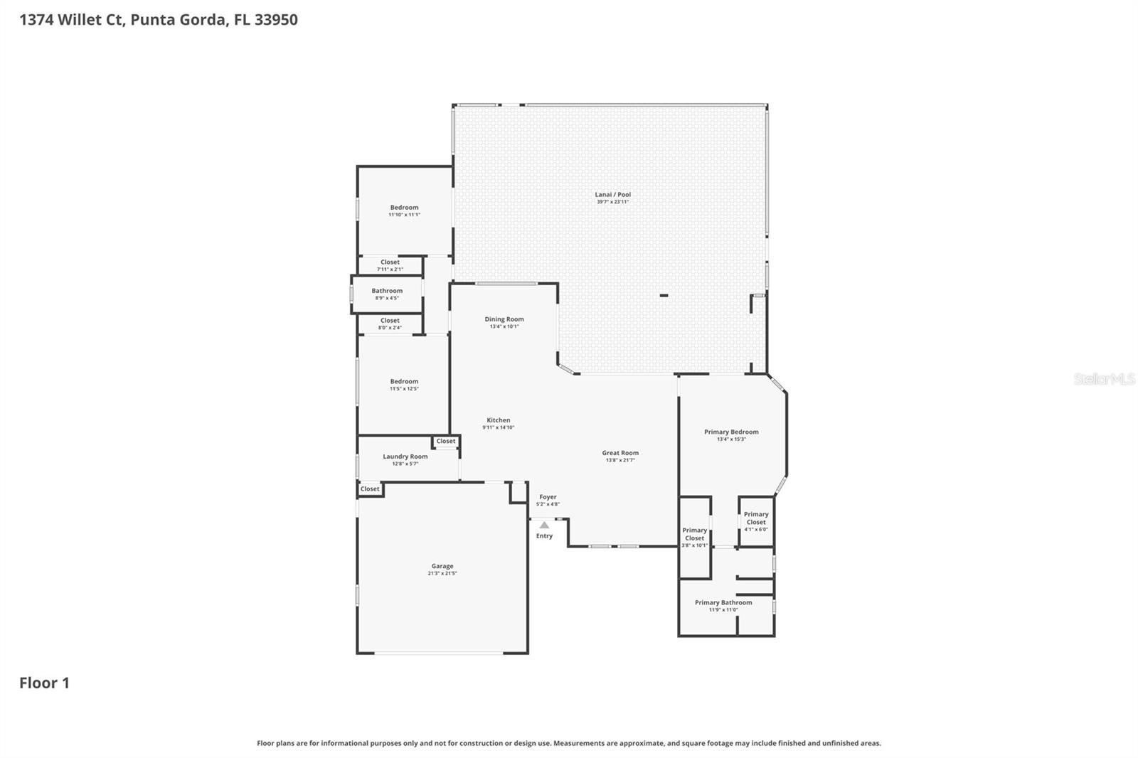 1374 WILLET CT, PUNTA GORDA, FL, 33950