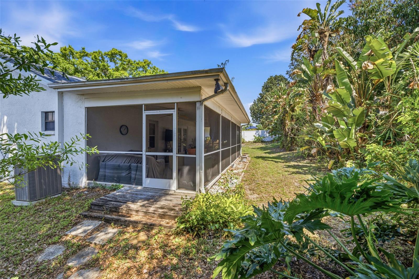 Right Side of Back Yard