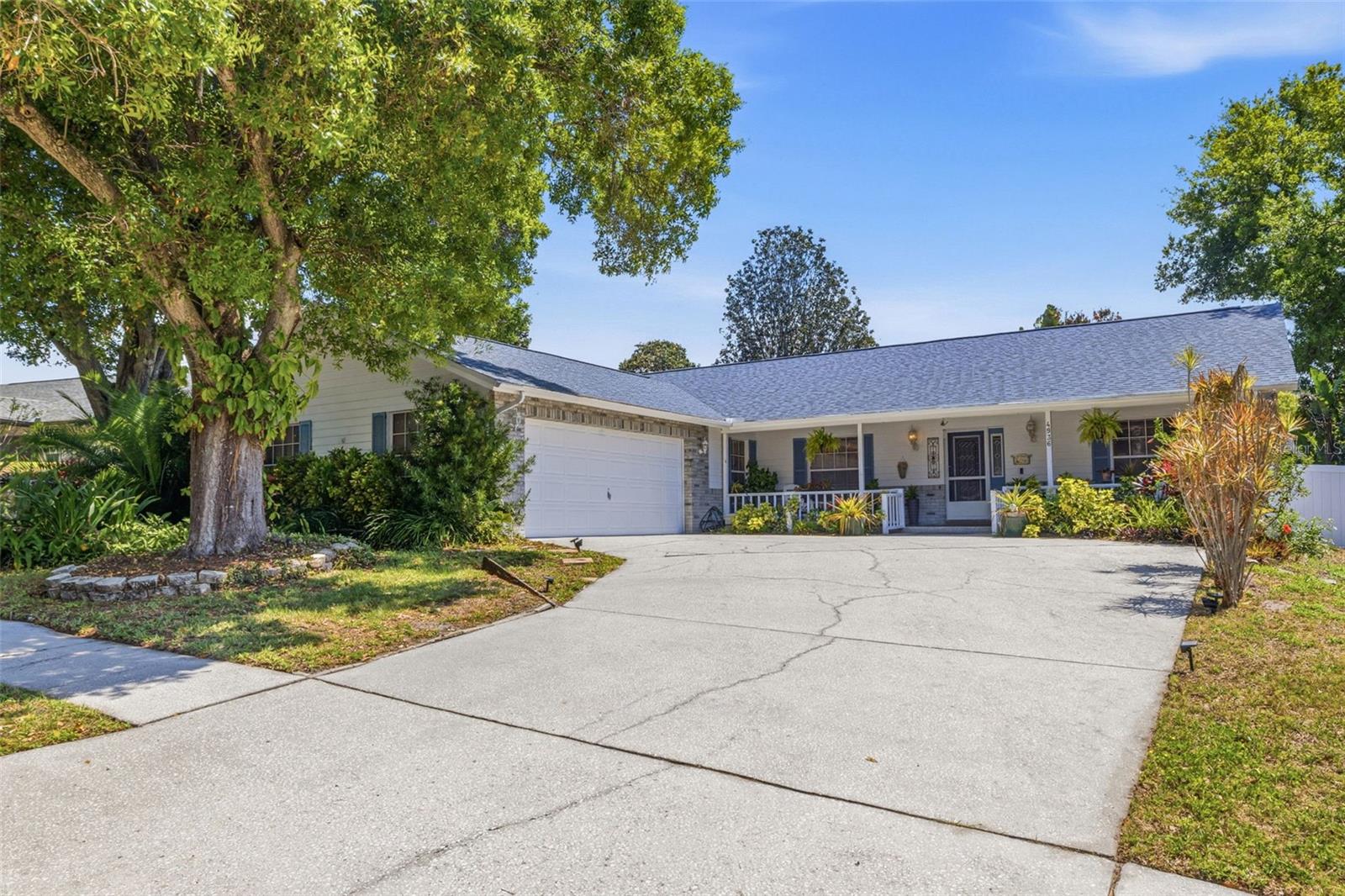 Side Entry Garage with Wide Driveway