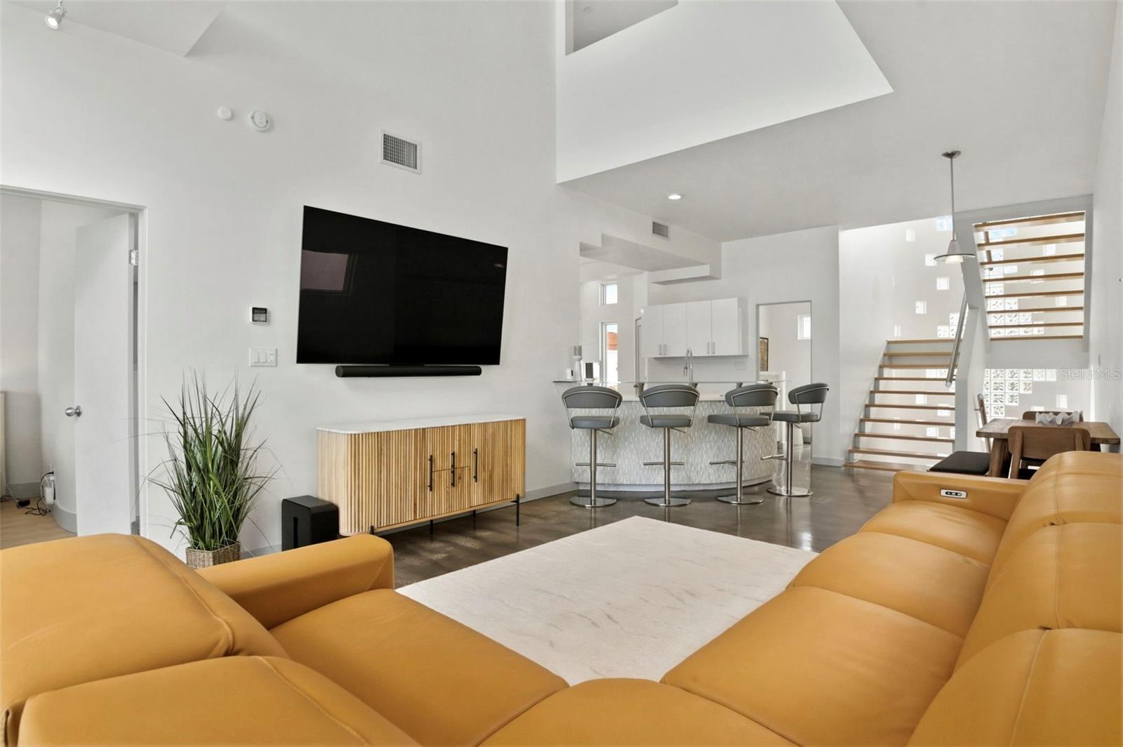 Living Room Looking Toward Kitchen