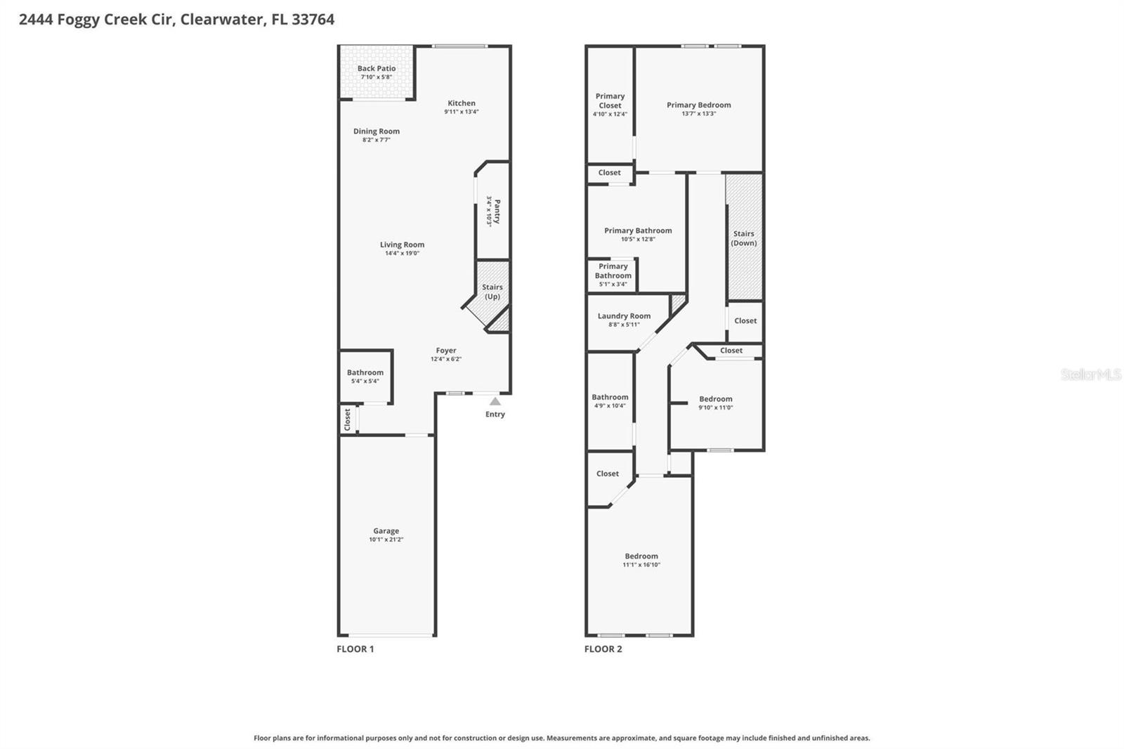 2444 FOGGY CREEK CIR, CLEARWATER, FL, 33764