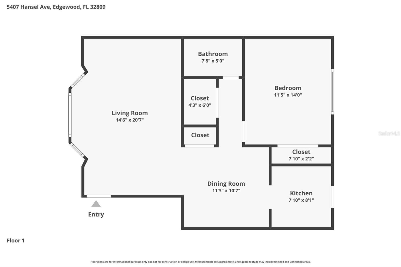 5407 HANSEL AVE #G12, ORLANDO, FL, 32809
