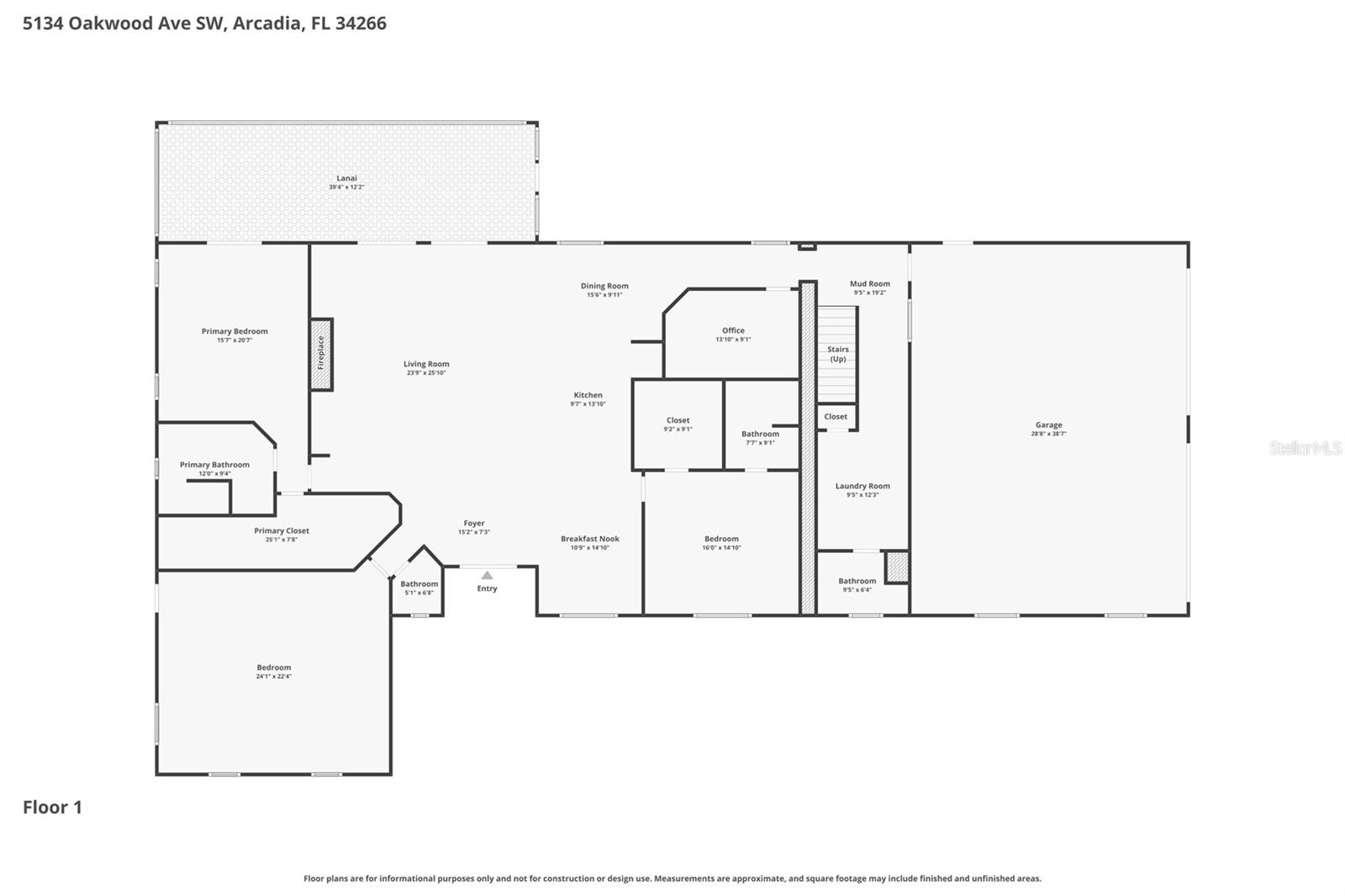 5134 SW OAKWOOD AVE, ARCADIA, FL, 34269