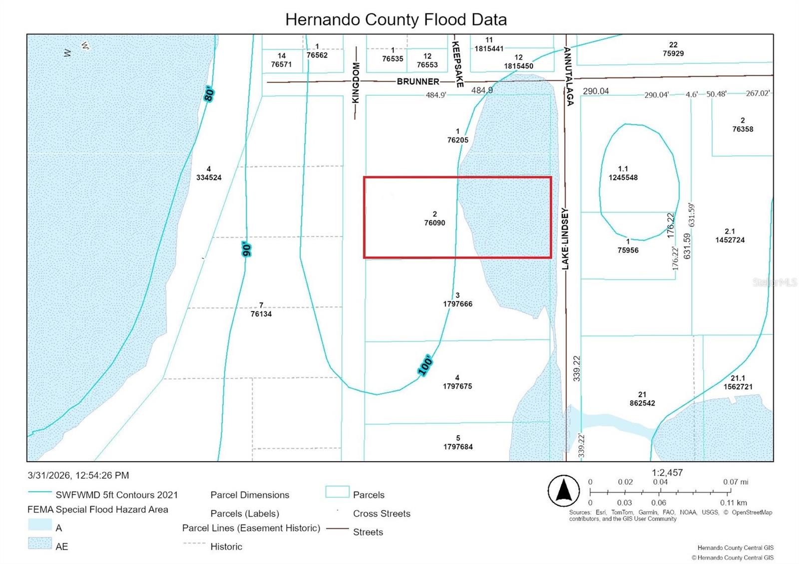 LAKE LINDSEY TRACT 2 RD, BROOKSVILLE, FL, 34601