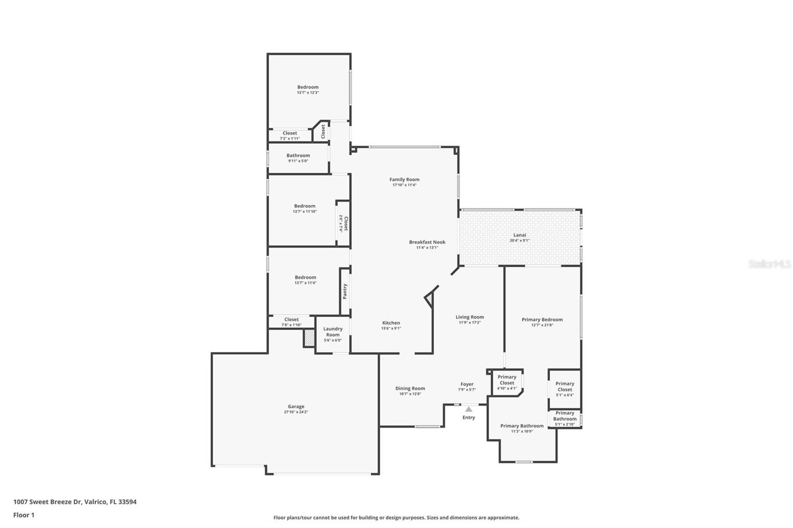 1007 SWEET BREEZE DR, VALRICO, FL, 33594