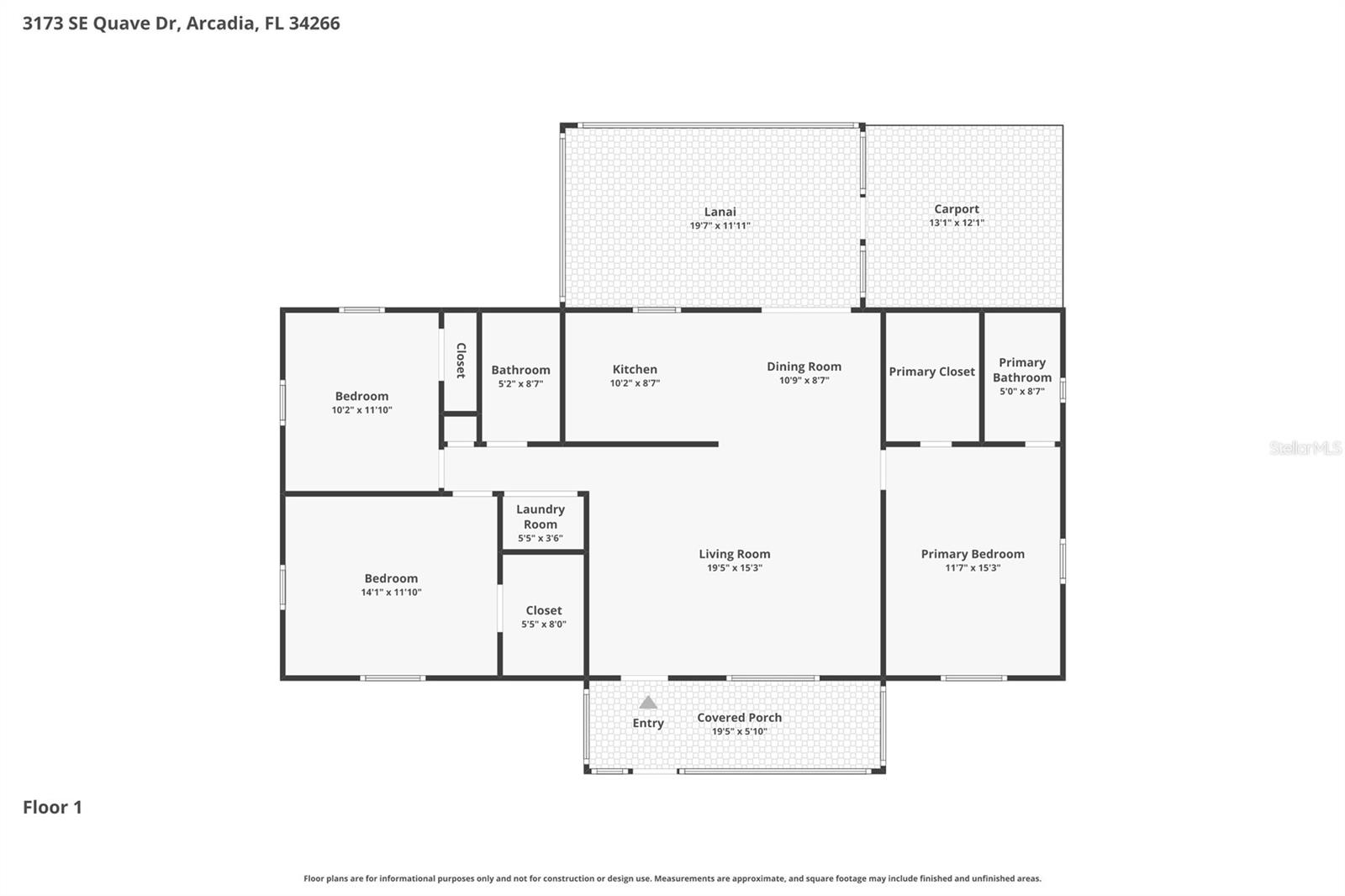 3173 SE QUAVE DR, ARCADIA, FL, 34266