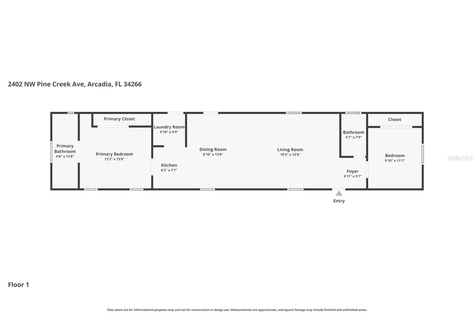 2402 NW PINE CREEK AVE, ARCADIA, FL, 34266