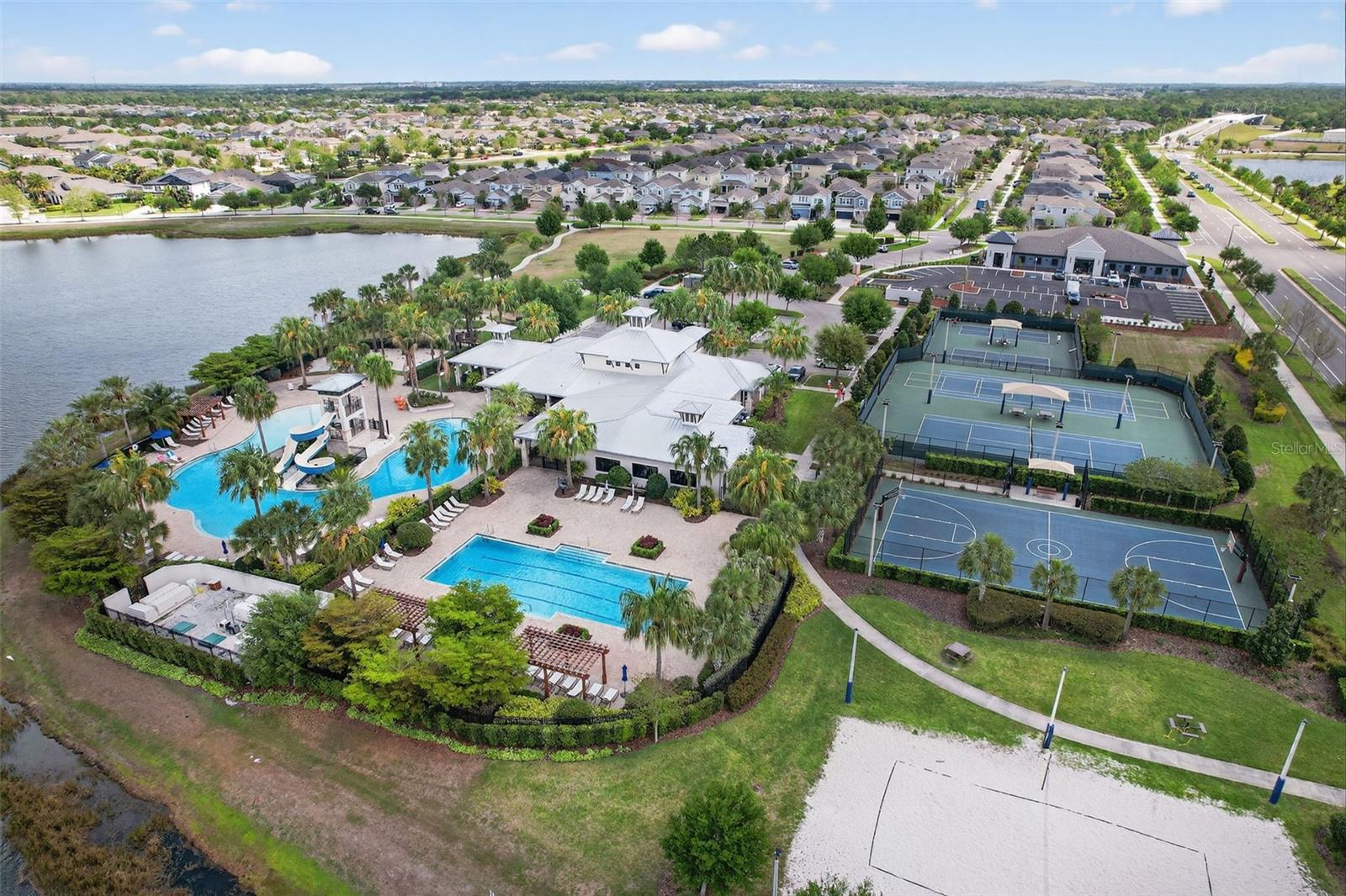 Baskeball Courts, Tennis Courts, Pickelball Courts