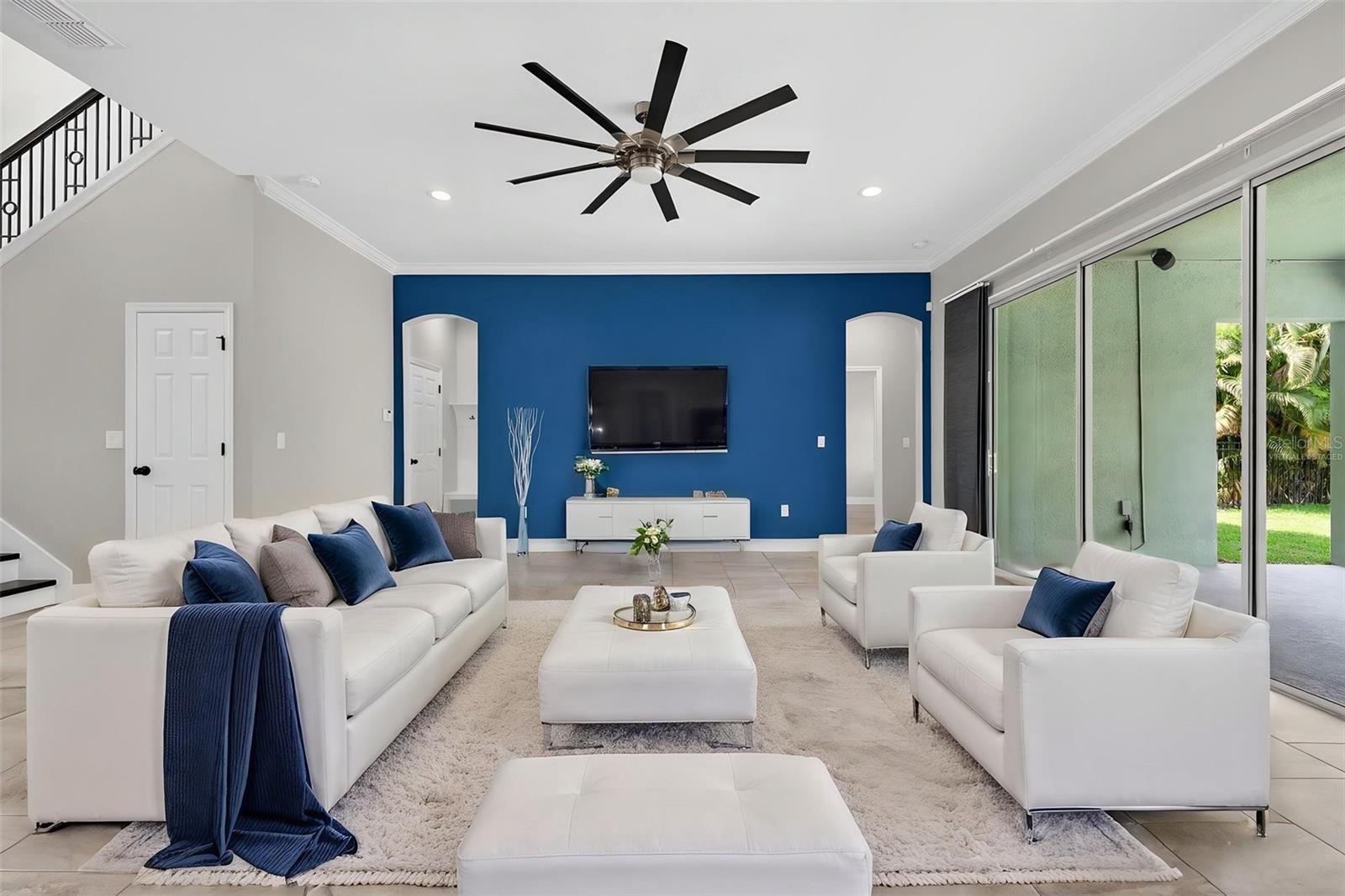 Virtually Staged Great Room