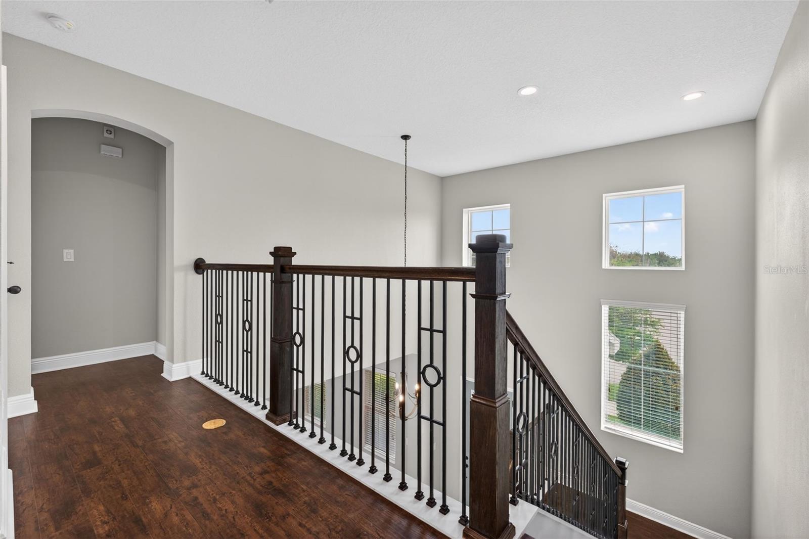 Open Staircase - Two Story Foyer Entryway - Looking toward Primary Suite