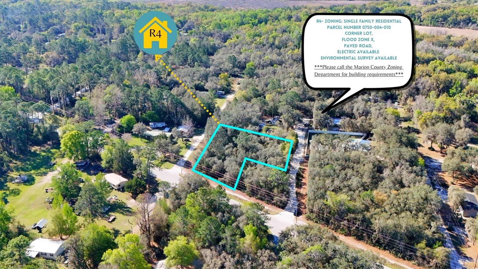 TBD CORNER LOT 175TH STREET RD NE, CITRA, FL, 32113
