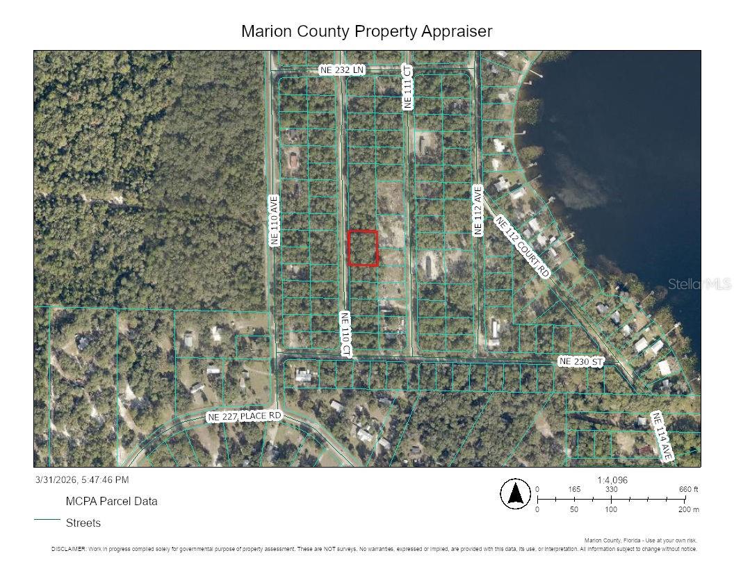 00000 NE 110TH CT, FORT MC COY, FL, 32134