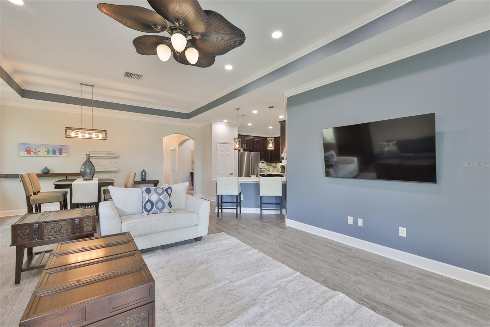 Arched doorways, trey ceilings, and 5" baseboards all bring this home to the top of the list for modern amenities.