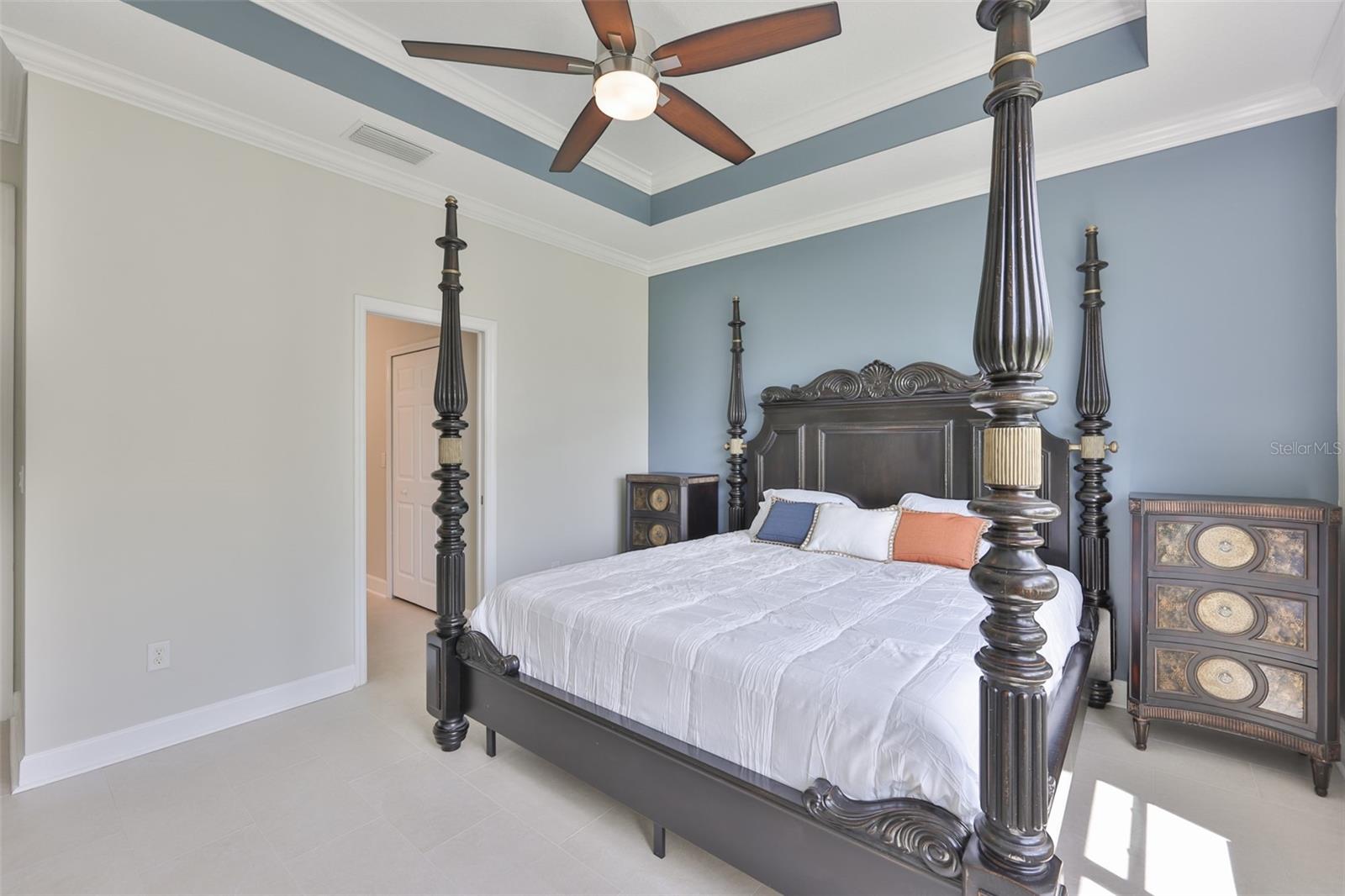 Again, everything is freshly painted and cordinated throughout the home.