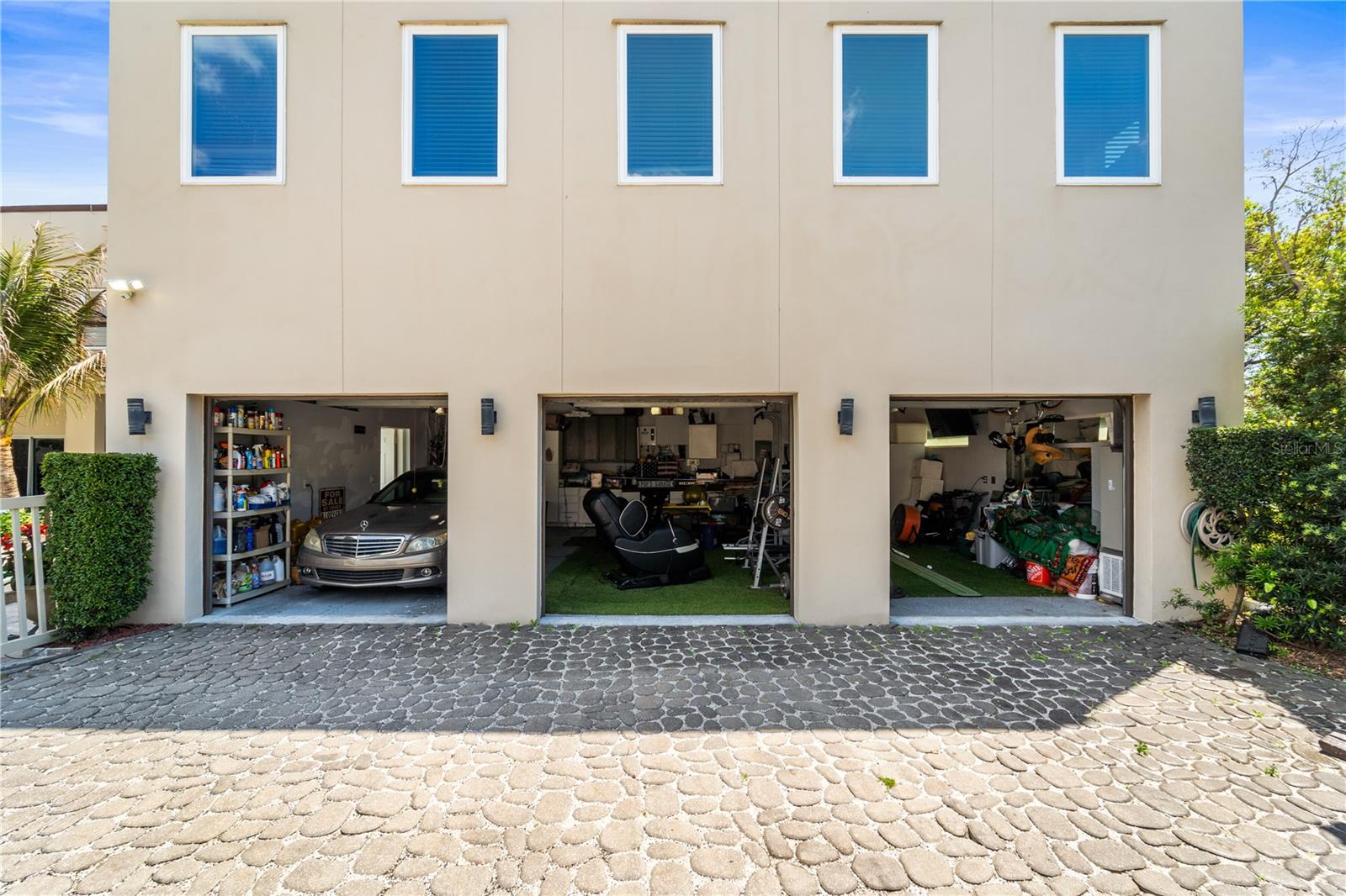 3 Car Garage Climate Controlled Side View