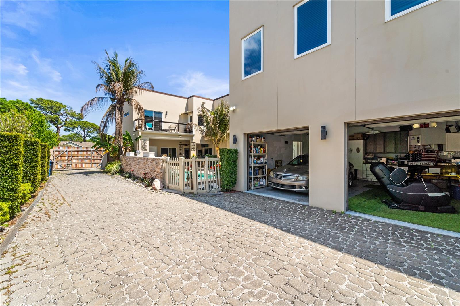 3 Car Garage Climate Controlled Side View