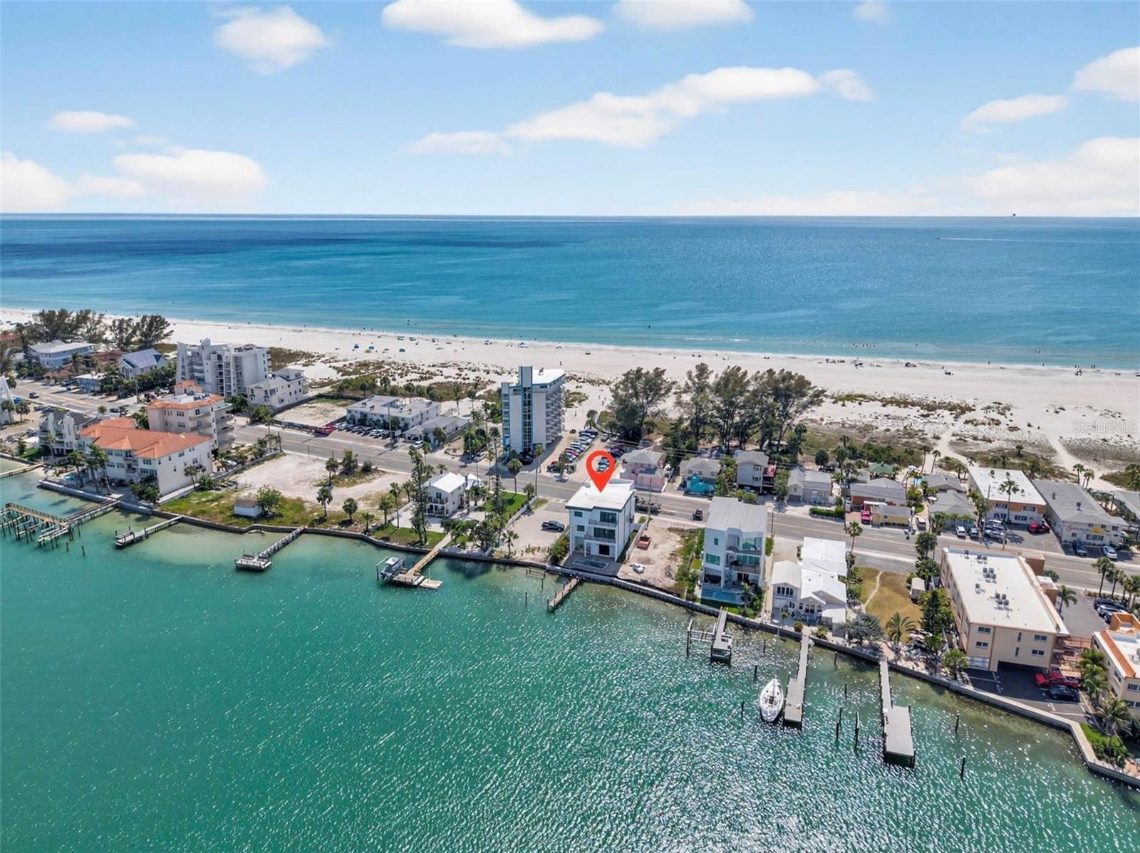 Walking access to beach.