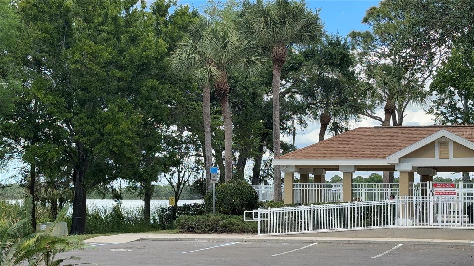 Clubhouse with  Lake view.