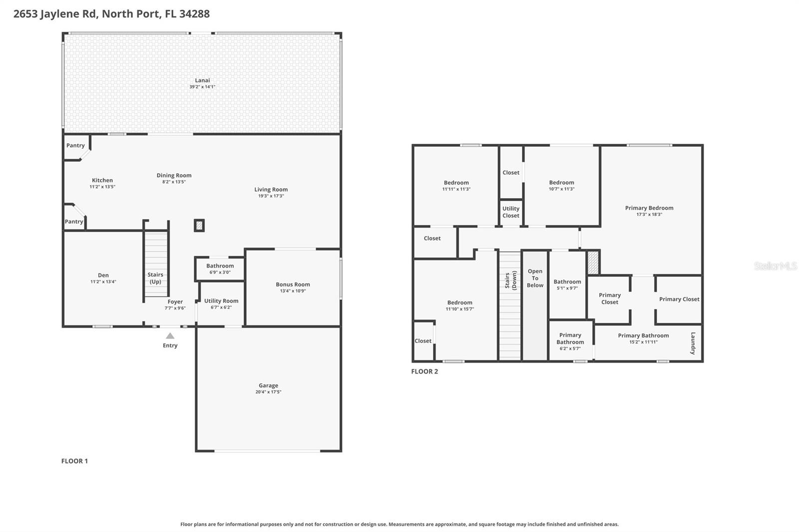 2653 JAYLENE RD, NORTH PORT, FL, 34288