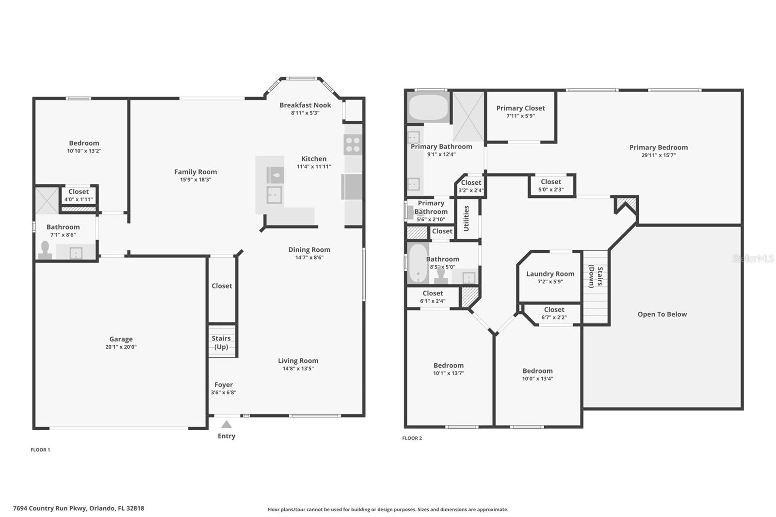 7694 COUNTRY RUN PKWY, ORLANDO, FL, 32818