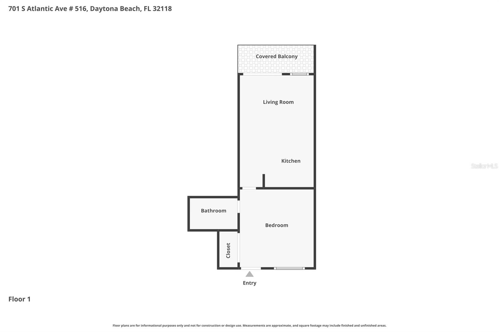 701 S ATLANTIC AVE #516, DAYTONA BEACH, FL, 32118