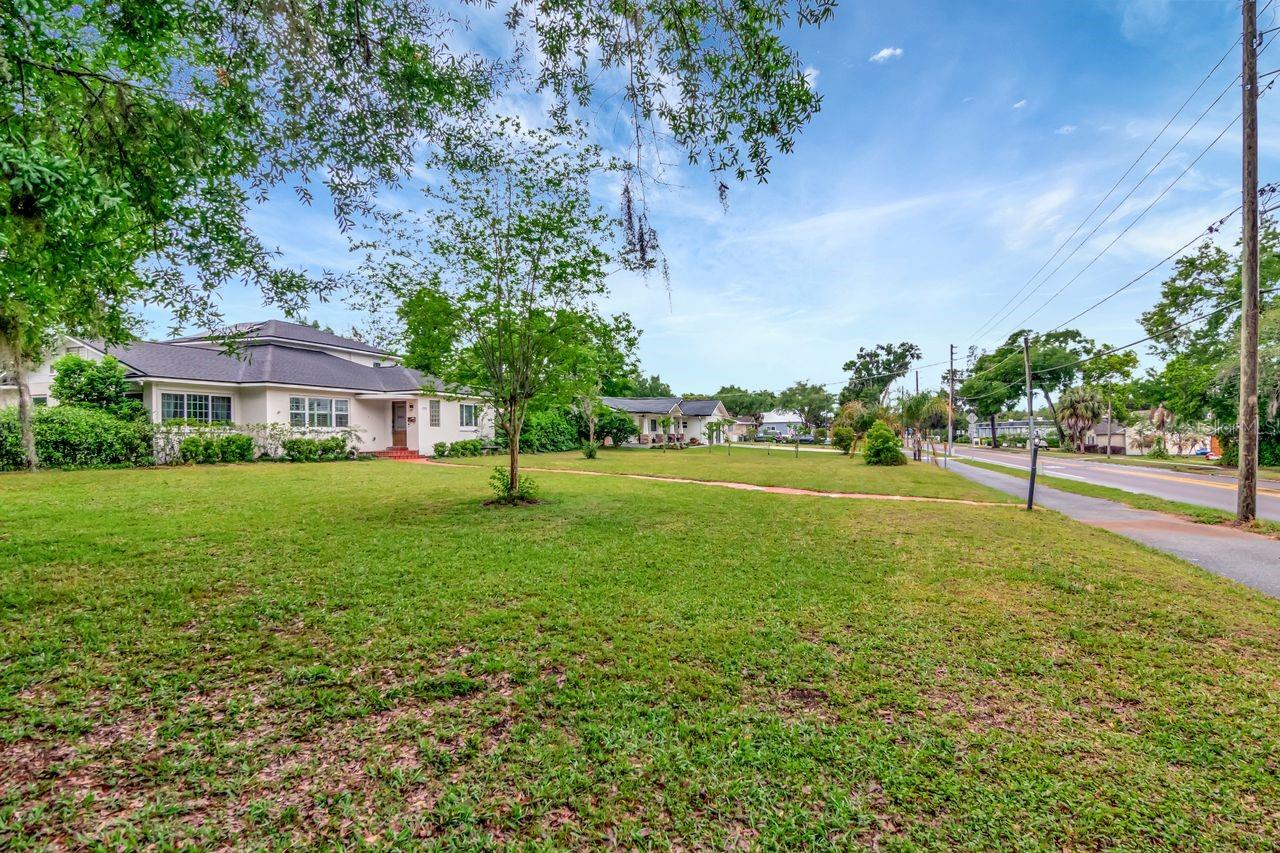 View of Home and Walkway from the Side.