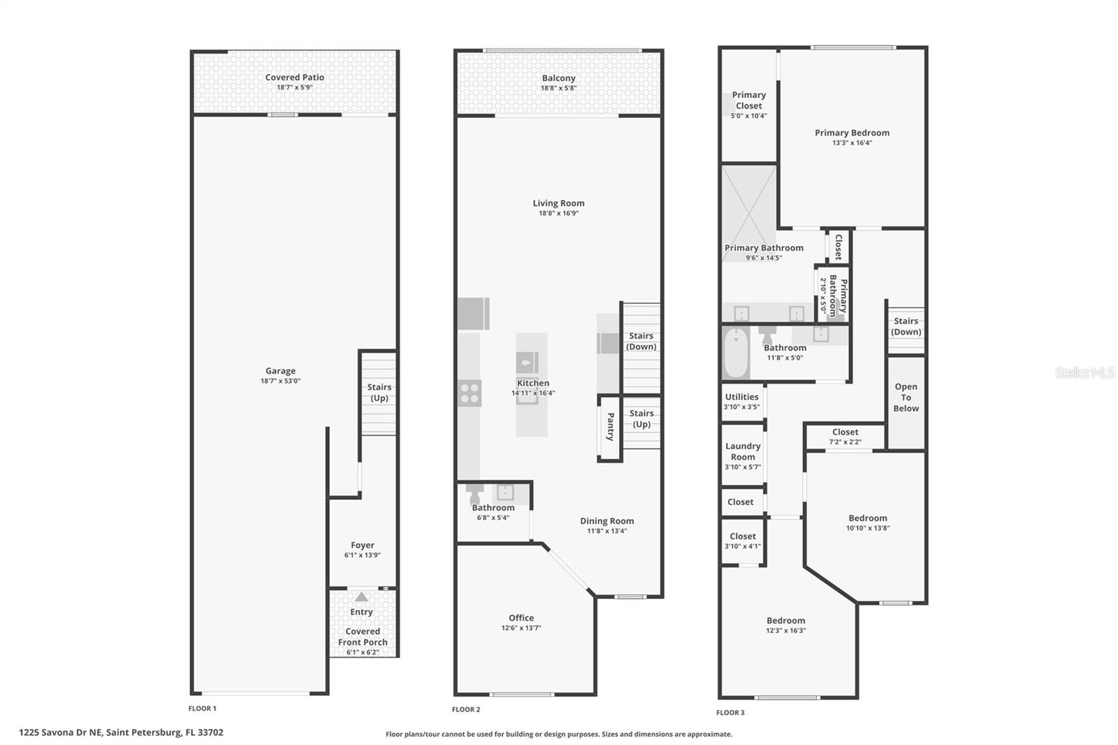 1225 SAVONA DR NE, ST PETERSBURG, FL, 33702