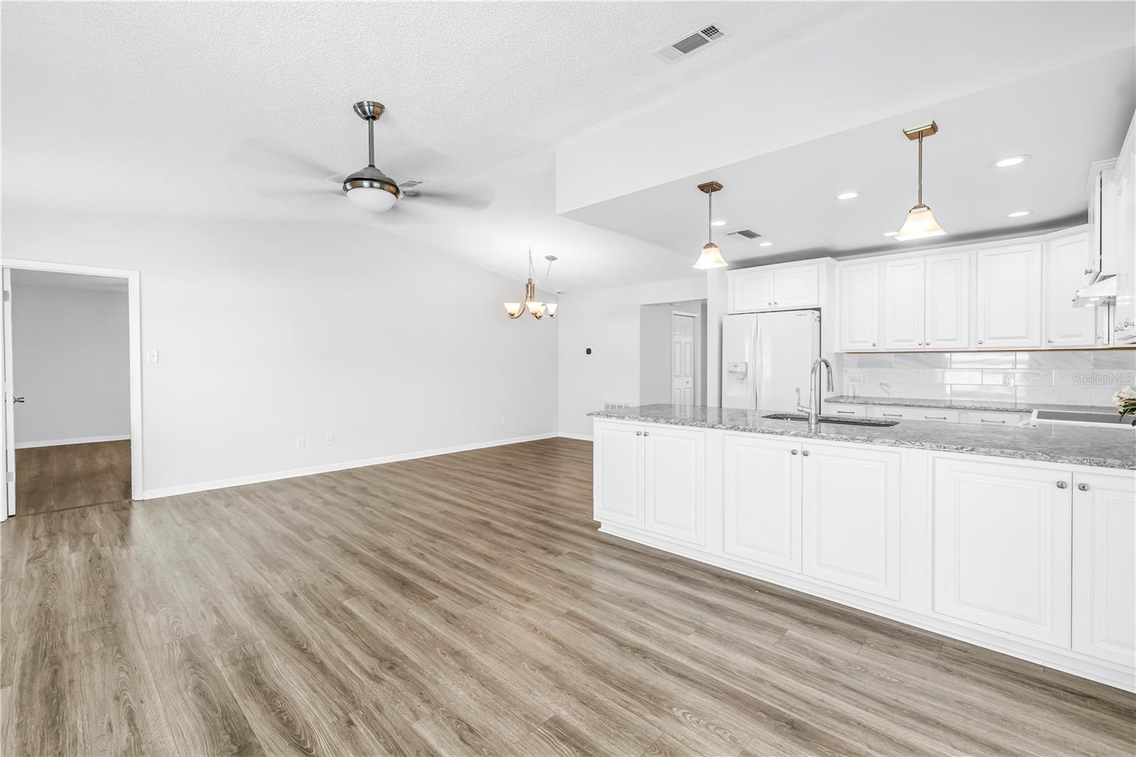 Family Room Open To Kitchen