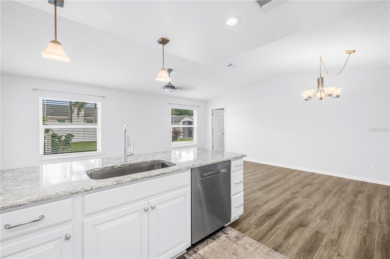 Kitchen Open To Dining Area