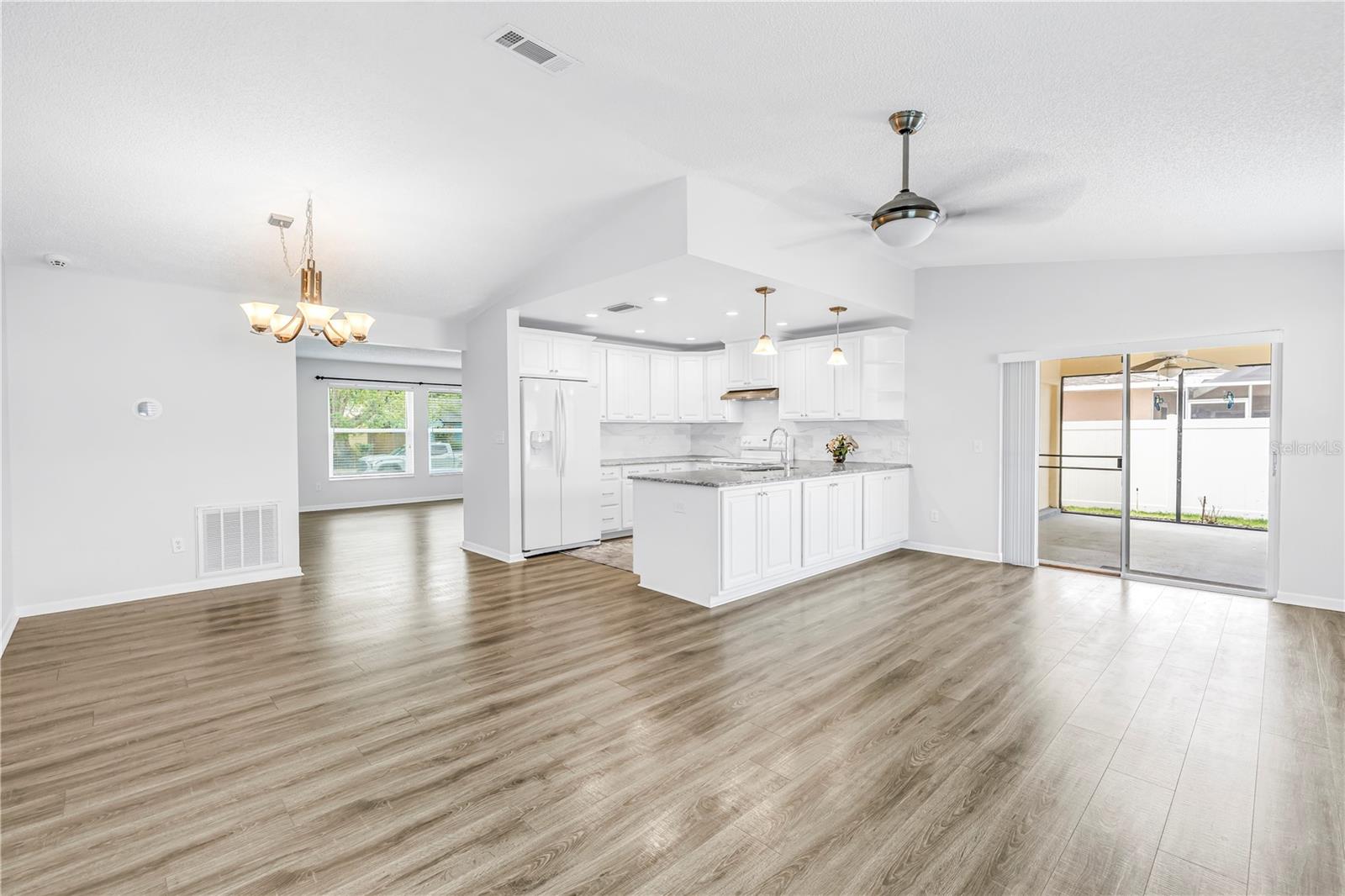 Family Room Open To Kitchen