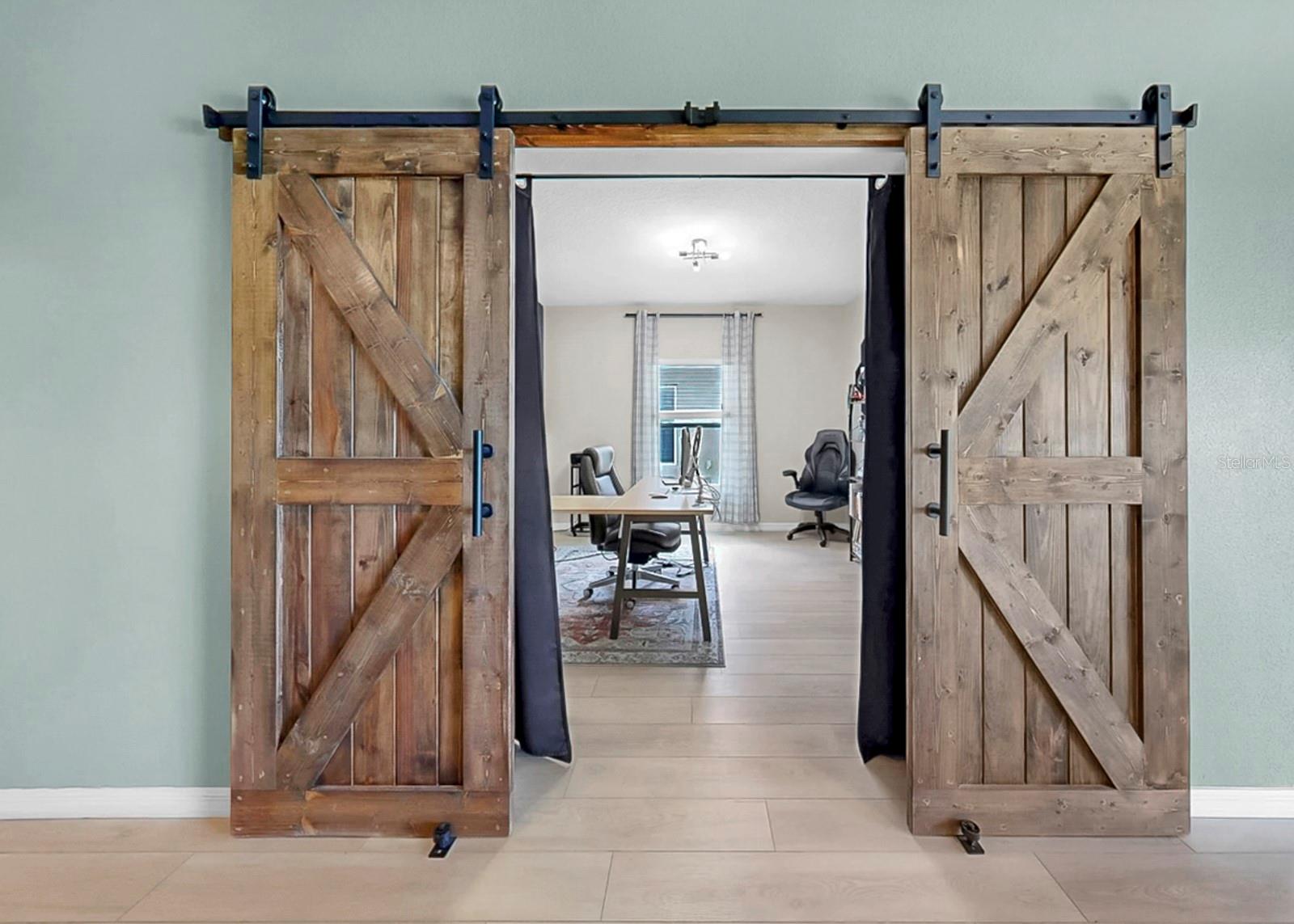 Barn Doors to Office