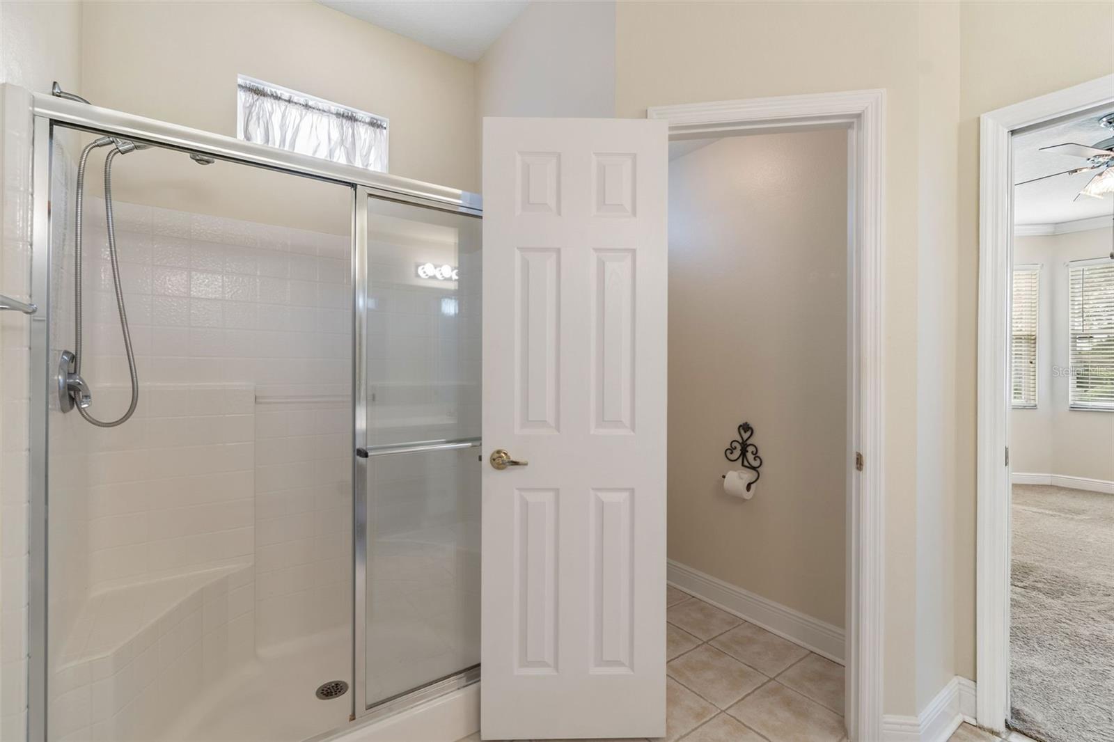 Walk-in Shower in Primary Bathroom