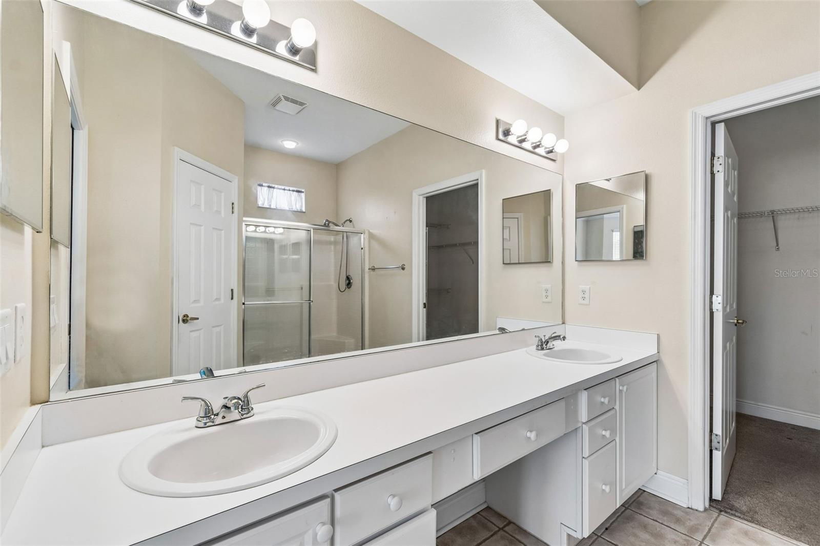Primary Bathroom w/Double Vanities