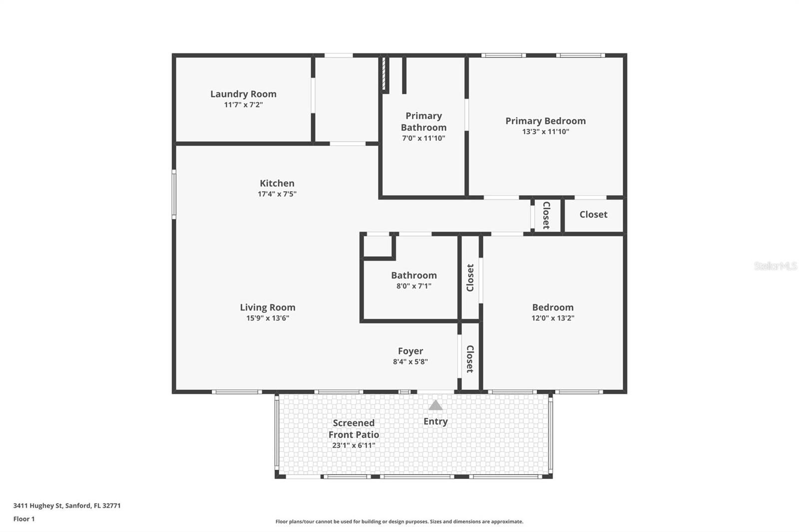 3411 HUGHEY ST, SANFORD, FL, 32771