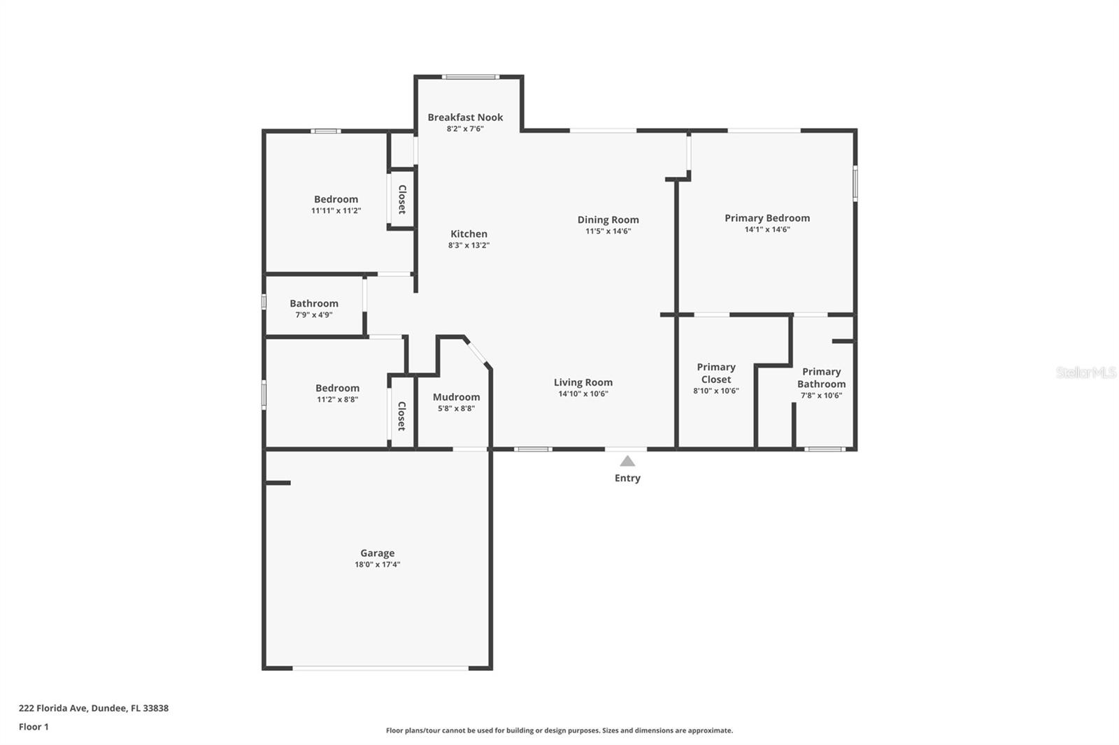222 FLORIDA AVE, DUNDEE, FL, 33838