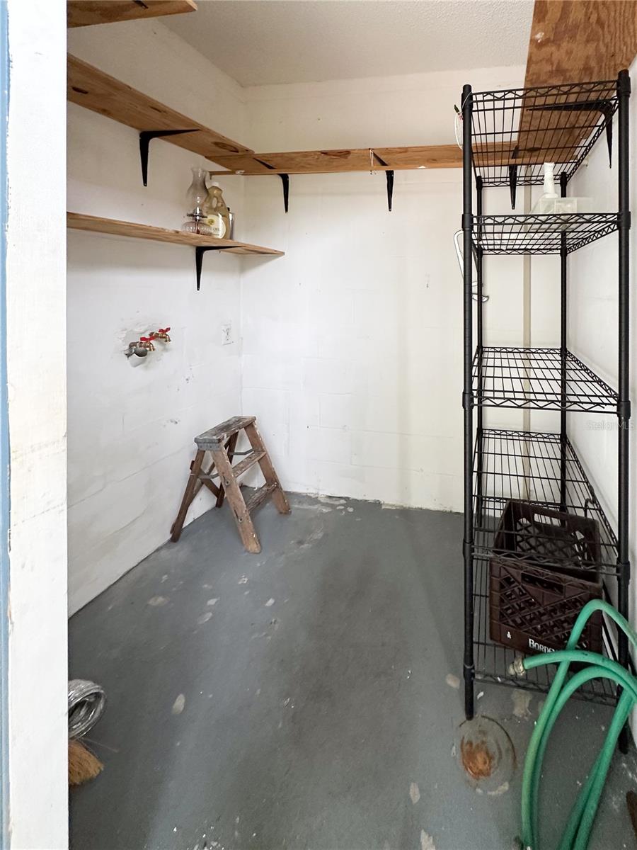 Back Porch Storage Closet