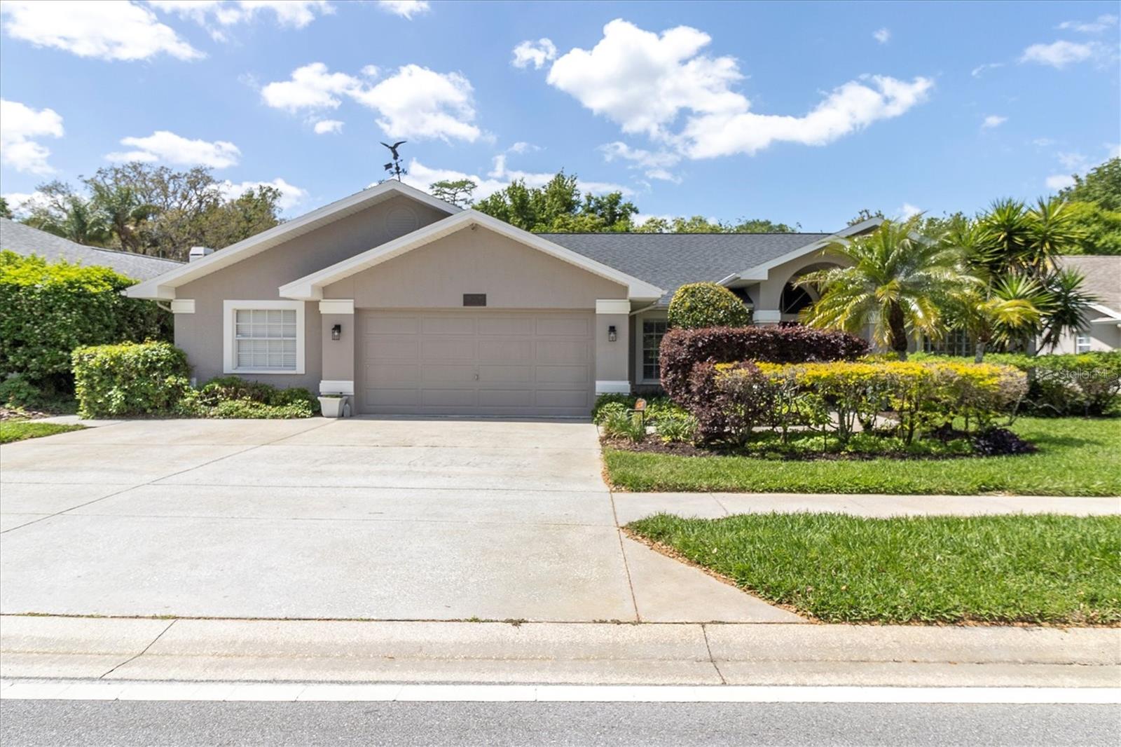 Driveway has plenty of room for family & guests