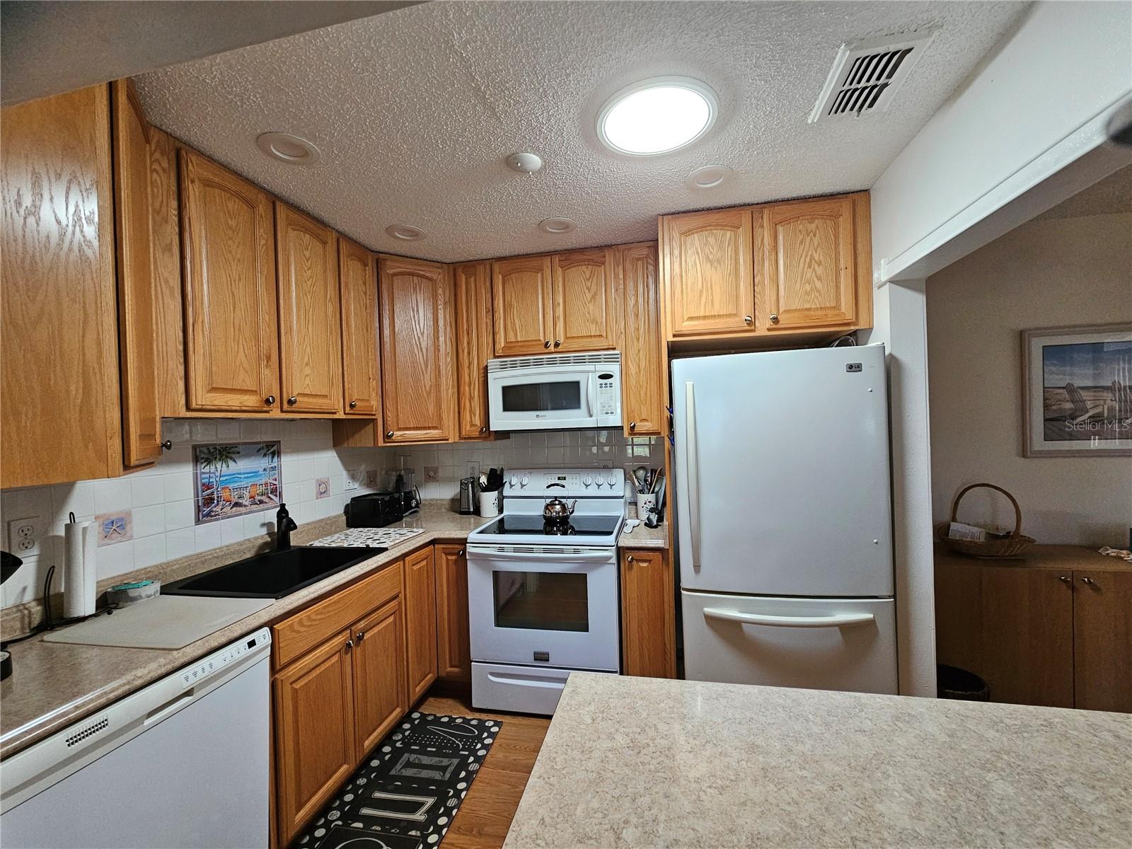Remodeled kitchen