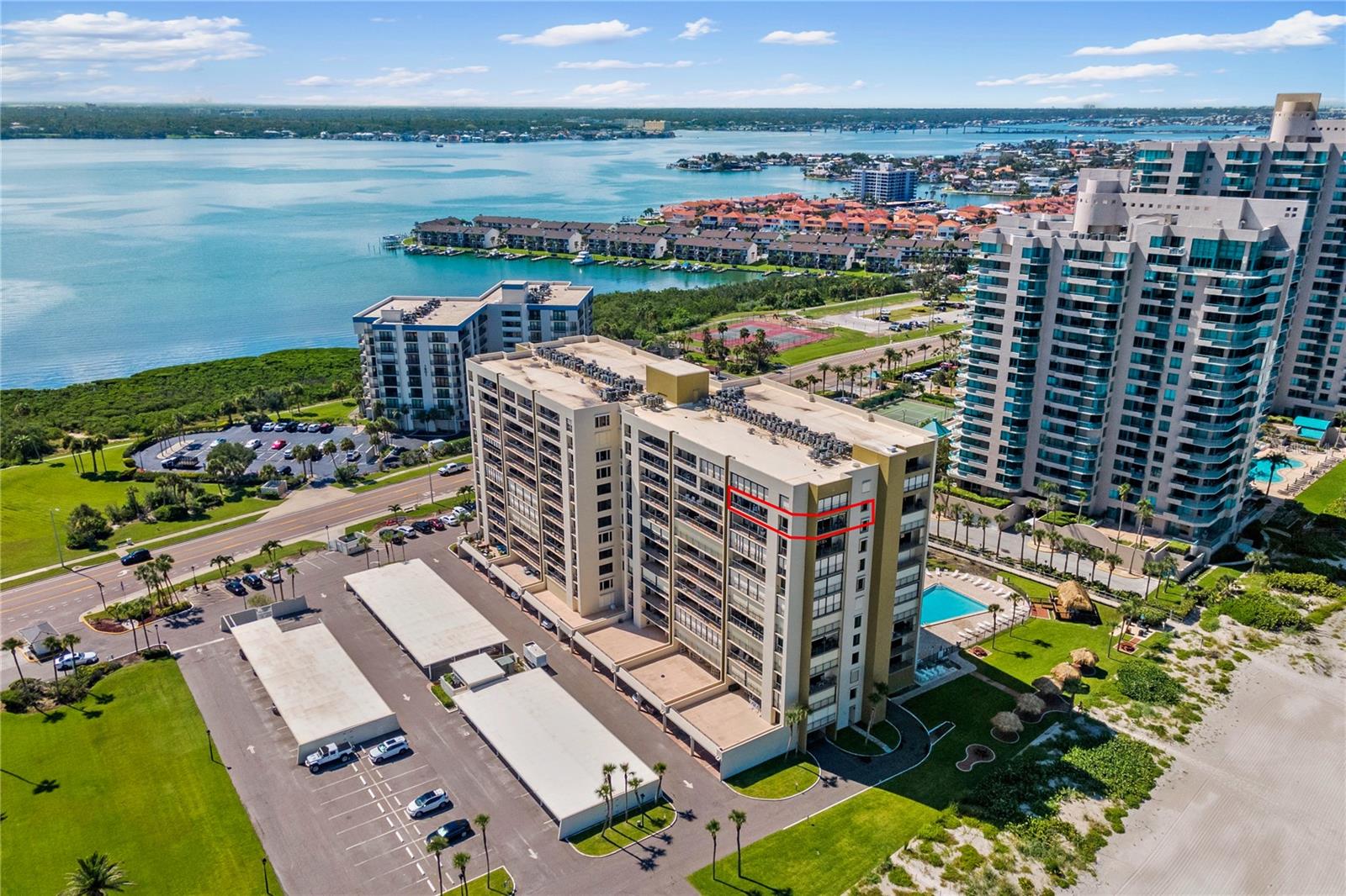 aerial southeast facing