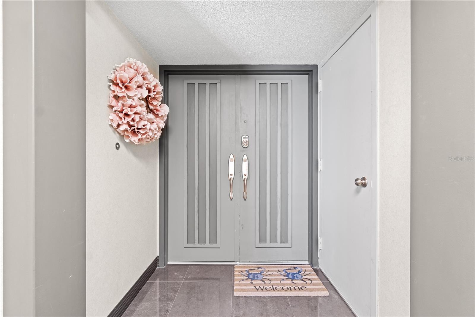 double door unit entry