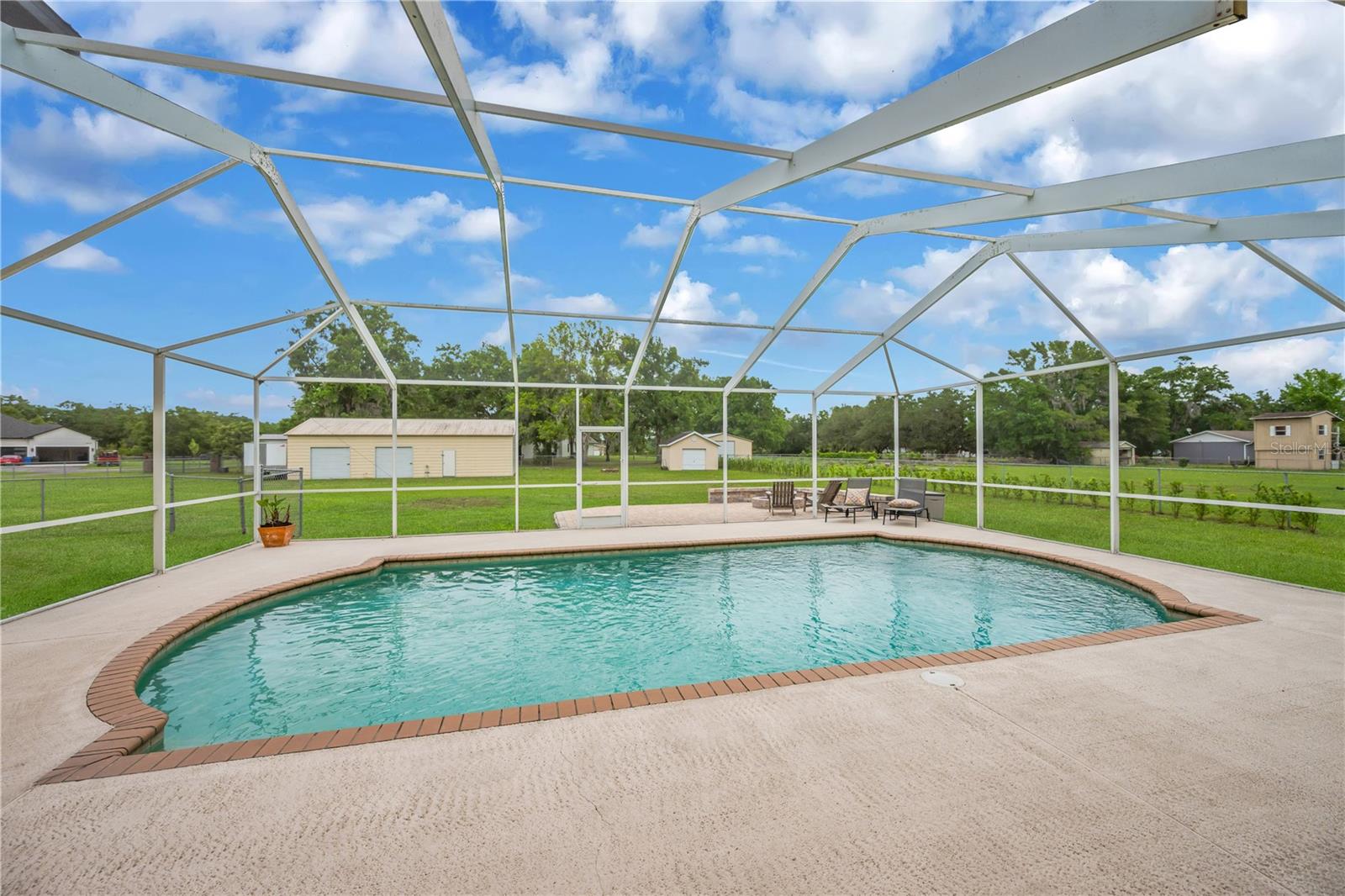 View from the covered lanai