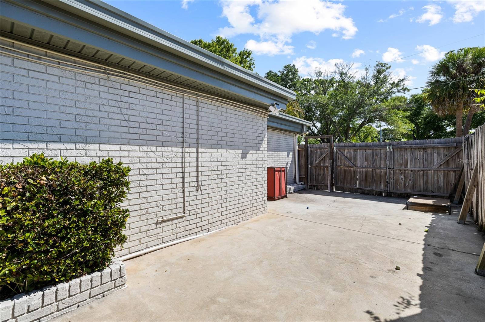 Extended driveway for car of boat storage